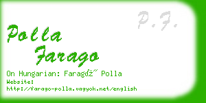 polla farago business card